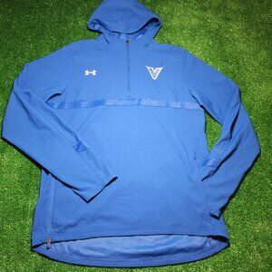 Villanova Wildcats Lacrosse Under Armour Loose Quarter-Zip Hoodie Jacket